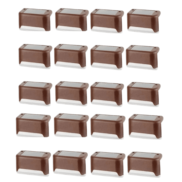 Kit Iluminação Solar Deck Escadas Muro Corrimão [Instalação Fácil]