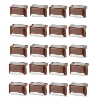 Kit Iluminação Solar Deck Escadas Muro Corrimão [Instalação Fácil]