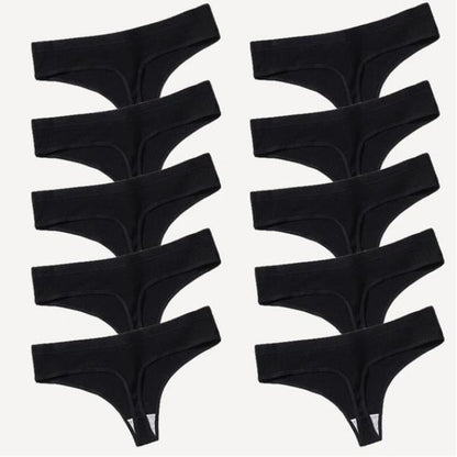 Calcinhas Fio Dental em Algodão - Pague 5 Leve 10 - Electshop