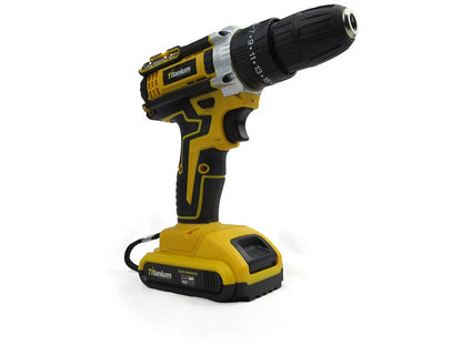 Furadeira e Parafusadeira Titanium 5 em 1 | 21V com Impacto + 2 Baterias + Maleta Completa de Ferramentas