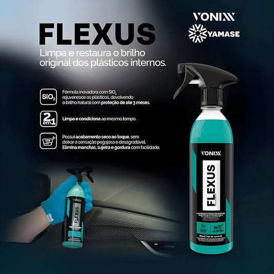 Limpador e Condicionador de Plásticos Internos FLEXUS