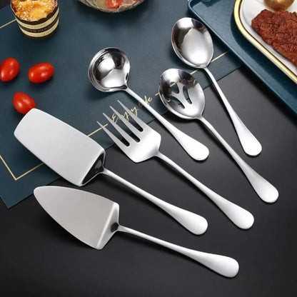 Kit Utensílios de Cozinha 6 Peças Inox Dourado - Electshop