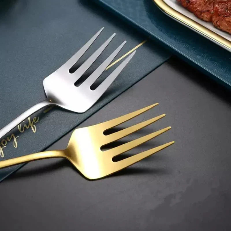 Kit Utensílios de Cozinha 6 Peças Inox Dourado - Electshop